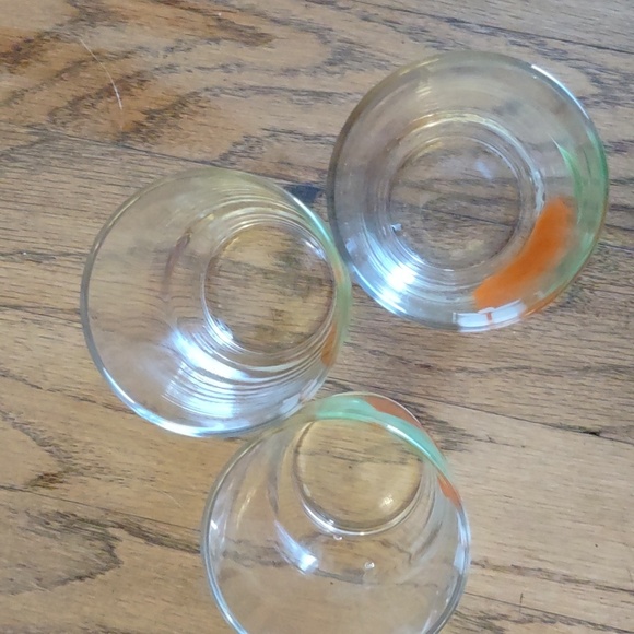 Vintage (3) Tropicana Hand Painted Juice Glasses - Picture 2 of 3